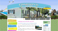 Desktop Screenshot of camping-ginasservis.fr